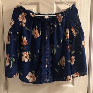 Off the shoulder blouse